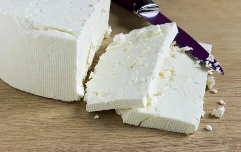 White cheese Stock Photos