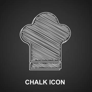 White Chef hat icon isolated on crumpled paper background. Cooking symbol. Cooks Stock Illustration