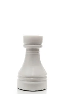White Chess Rook Stock Photos