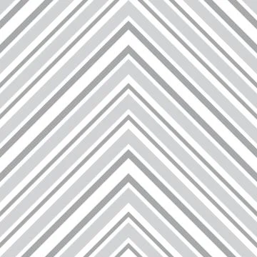 White Chevron Diagonal Stripes seamless pattern background Stock Illustration