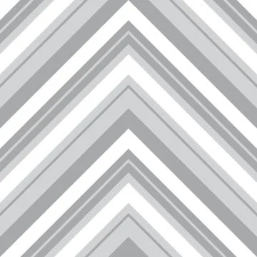 White Chevron Diagonal Stripes seamless pattern background Stock Illustration
