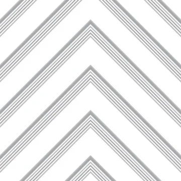 White Chevron Diagonal Stripes seamless pattern background Stock Illustration