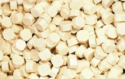 White chocolate background Stock Photos