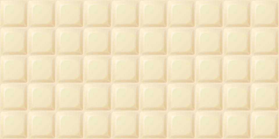 White chocolate bar square shape seamless pattern background graphic illust.. Illustrazione stock