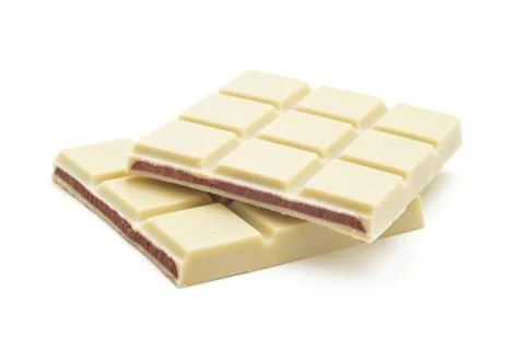 White chocolate Foto stock