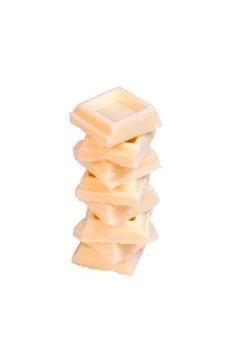 White chocolate Foto stock