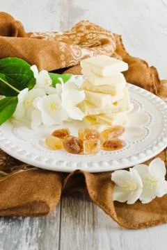 White chocolate Stock Photos