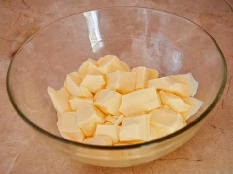 White chocolate Stock Photos