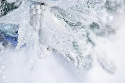White Christmas Background Stock Photos