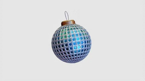 White Christmas bauble decorations Stock Footage 144601924
