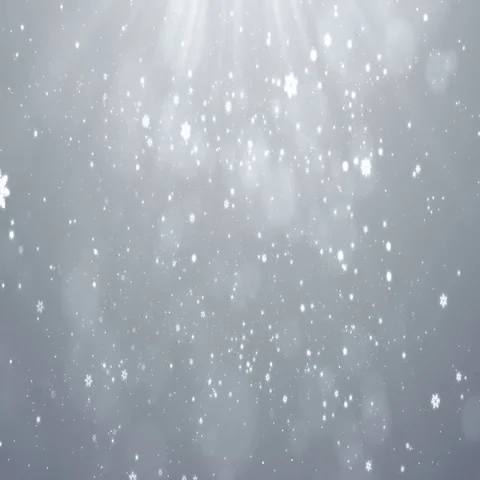 White Christmas Snowflakes Falling Background, Looped Stock Footage 69717259