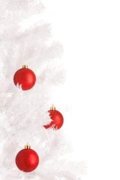 White christmas tree Stock-Fotos