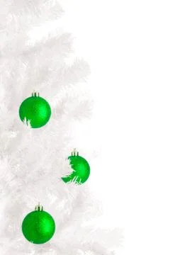 White christmas tree Stock-Fotos