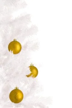 White christmas tree Stockfoto's