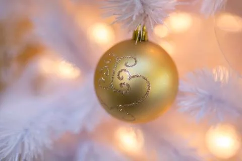 White christmas tree Stock Photos