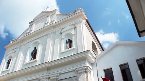 White Church Stock Footage 35140976