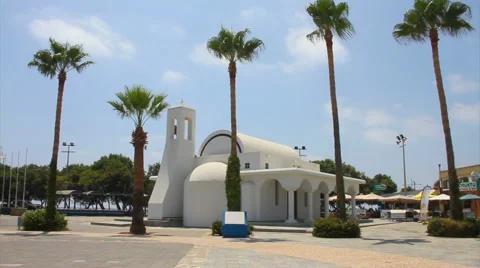 White church Stock Footage 40708769