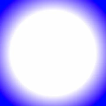 White circle on the blue background for wallpaper  Stock Illustration