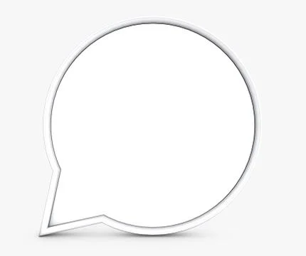 White circle bubble Stock Illustration