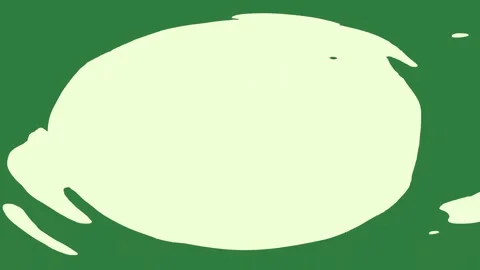 A white circle on green background and Stock Footage 337030442