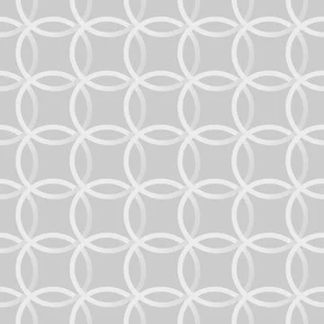 White circle on grey background seamless pattern vector Illustrazione stock