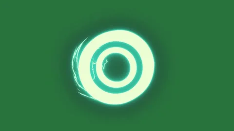 White circle on it and background an image of planet in the center earth middle Stock Footage 336855536