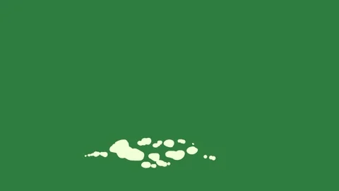 White circle on it and background circles clouds cloud dot figure Chroma Key Stockbeeldmateriaal 337340377