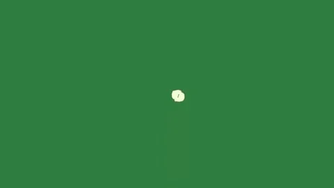 White circle on it and egg background ball an apple logo isolated on green Stock Footage 336891722