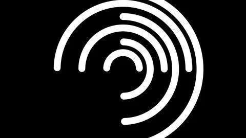 White circle lines Stock Illustration