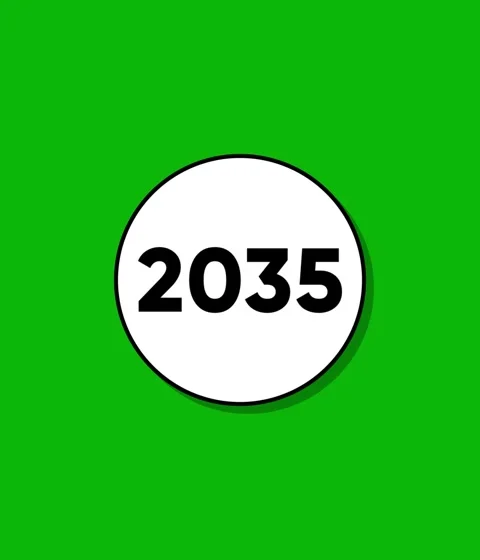 White circle with numbers revealing on green background, motion graphics, f.. Stock Footage 332396667