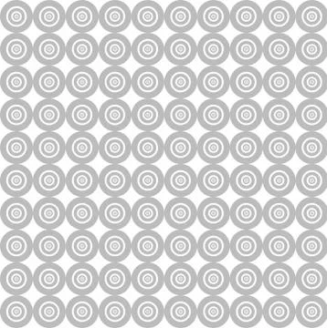 White circle pattern background with abstract white circle vector Illustrazione stock