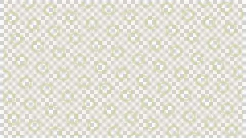 White Circle Seamless Pattern on Beige Background Illustrazione stock