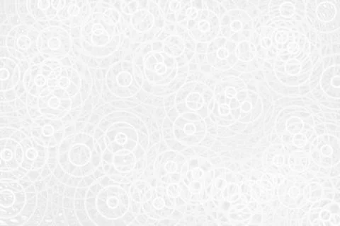 White circle sound waves oscillating on gray backdrop, abstract soft backgrou Stock Illustration