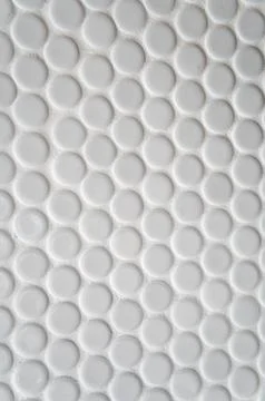 White circle tile pattern Stock Photos
