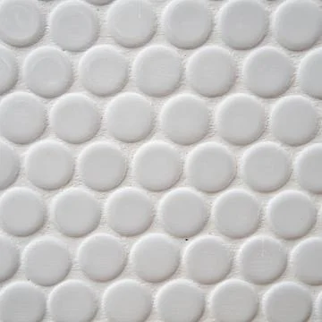 White circle tile pattern Stock Photos
