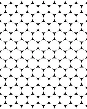 White circles, seamless Stock Illustration