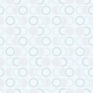 White circles seamless pattern Illustrazione stock