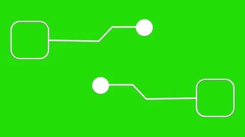 White Circuit Lines Element Stock Footage 332728702