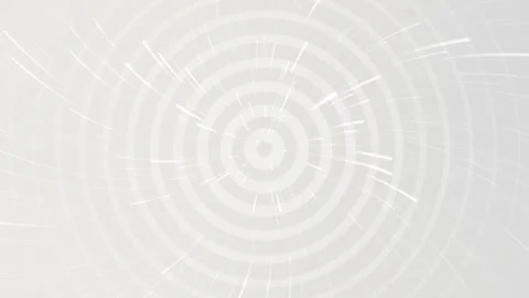 White Circular Abstract Background Loop Animation. Stock-Footage 286775415
