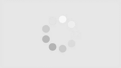 White Circular Ball Animation with Smooth Loop Motion Stock Footage 313224342