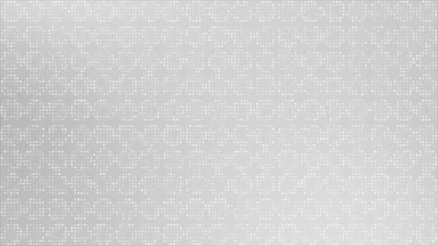 White circular dots forming circular half tone geometrical background Stock Footage 307668884
