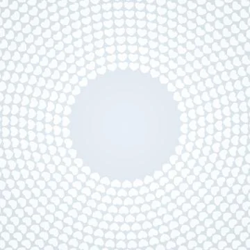 White circular heart patterned backgrounds Stock Illustration