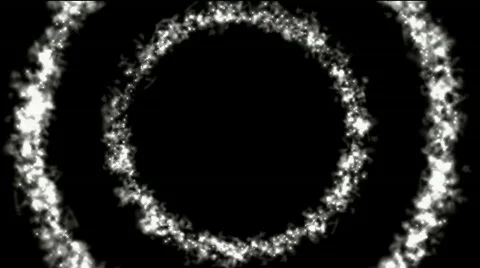 White circular light particles,noise,tunnel.cloud,flash,focus,glow,hole,laser, Stock Footage 839837