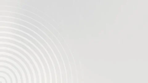 White Circular Lines Pattern Background Loop. Video stock 286429473