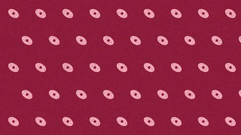 White circular pattern dots on deep maroon background seamless texture イラスト素材