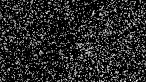White circular shapes drift and overlap against a black background Stock Footage 328220365