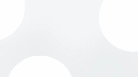 White circular shapes on a soft gray background. Seamless loop background. 4K. Stock Footage 309956320