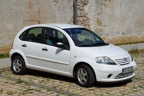 White Citroen C3 Stock Photos