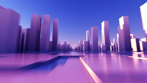 White City Blocks 4k Stock Footage 145496651