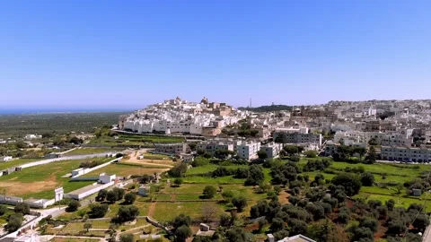 The White City of Puglia Stock Footage 287068771
